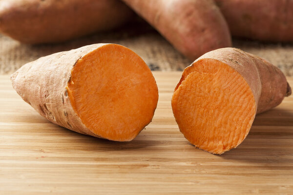 Fresh Organic Orange Sweet Potato