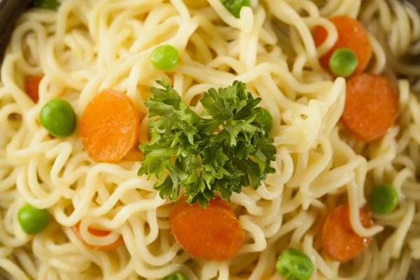 Zelfgemaakte snelle ramen noedels — Stockfoto