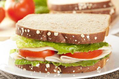 taze ev yapımı Türkiye sandviç