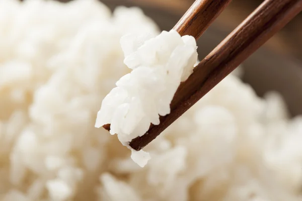 Cuenco de arroz blanco orgánico — Foto de Stock