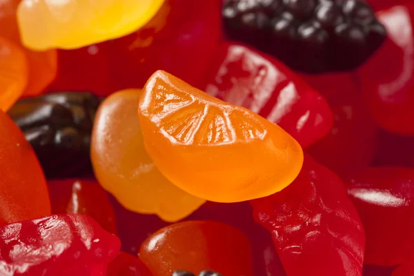 Organic Fruit Gummy Snacks for Kids — Stock Photo, Image