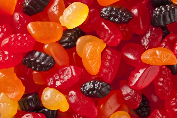 Organic Fruit Gummy Snacks for Kids — Stock Photo, Image