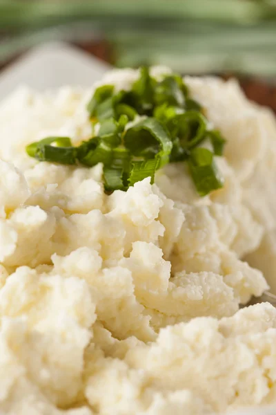 Pommes de terre fraîches maison en purée — Photo