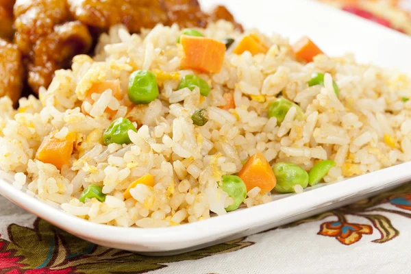 Domowy smażony ryż — Zdjęcie stockowe