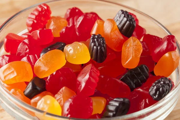 Organic Fruit Gummy Snacks for Kids Stock Image