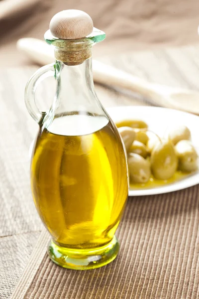 Traditional Homemade Olive Oil — Stock Photo, Image