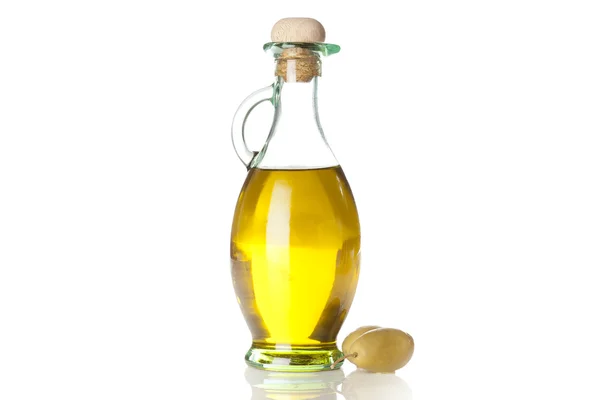 Olio d'oliva tradizionale fatto in casa — Foto Stock