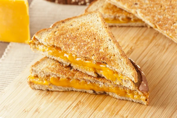 Traditional Homemade Grilled Cheese Sandwich — Stock Photo, Image