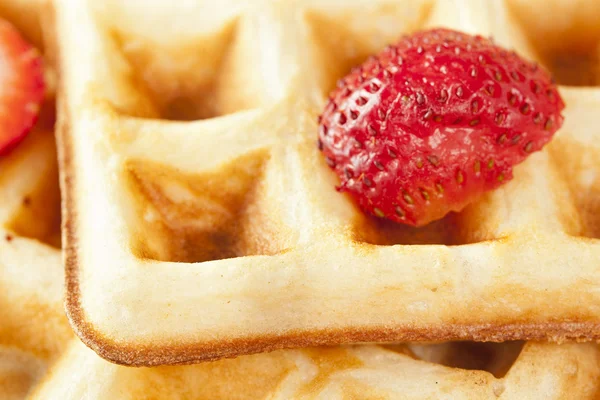 Fresh Homemade Belgium Waffles — Stock Photo, Image