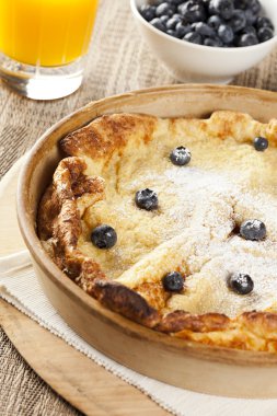 yaban mersini ile ev yapımı Alman gözleme