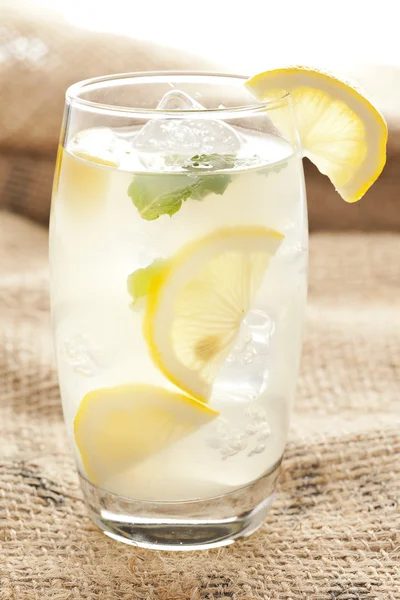 Čerstvé organické limonádu s máty — Stock fotografie