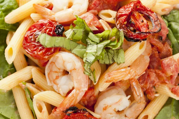 Homemade Shrimp Pasta — Stock Photo, Image