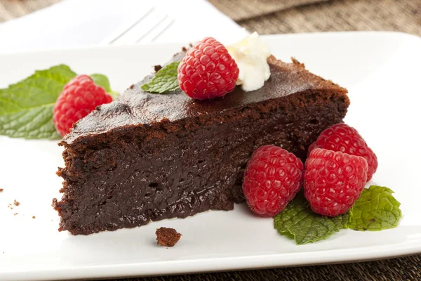 Homemade Chocolate Cake — Stock Photo, Image