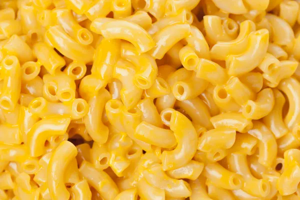 Macaroni en kaas in een kom — Stockfoto