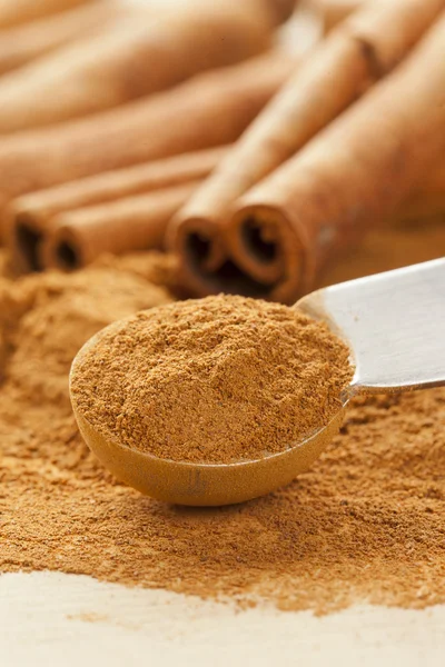 Fresh Organic Cinnamon — Stock Photo, Image