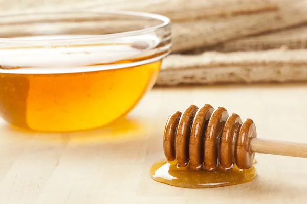 Golden Organic Honey — Stock Photo, Image