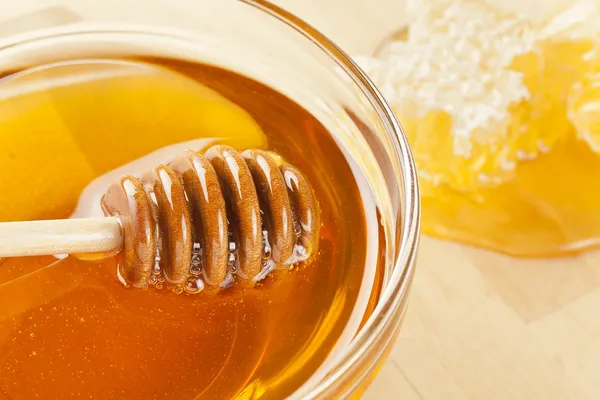 Golden Organic Honey — Stock Photo, Image