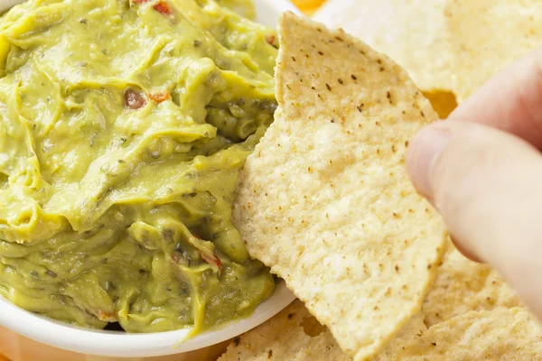 Fresh Homemade Guacmole — Stock Photo, Image