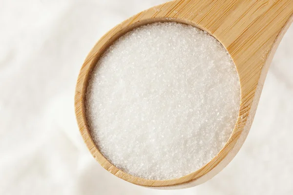 Белый органический тростниковый сахар — стоковое фото