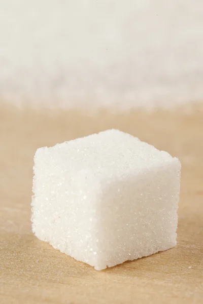 Λευκή βιολογική ζάχαρη από ζαχαροκάλαμο — Φωτογραφία Αρχείου