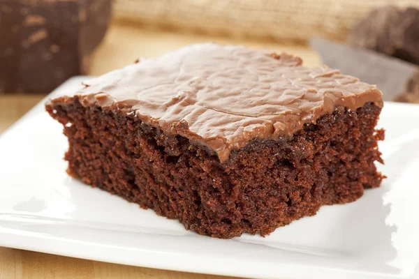 Fresh Homemade Brownie — Stock Photo, Image