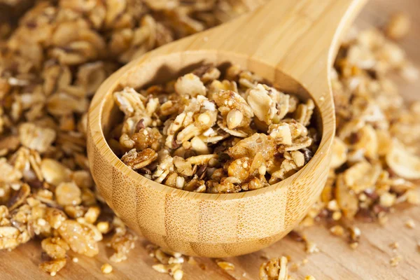 Organické granola obilovin — Stock fotografie