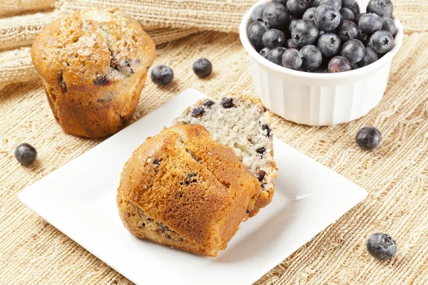 Fresh Homemade blueberry Muffin — Stock Photo, Image