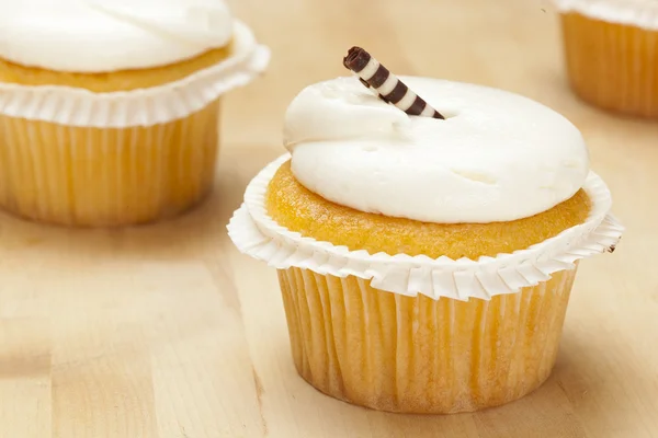 Vaniglia Frosted Cupcake — Foto Stock