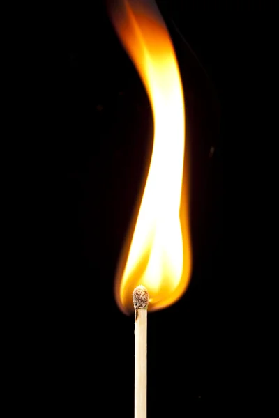 火の木製, マッチ — ストック写真