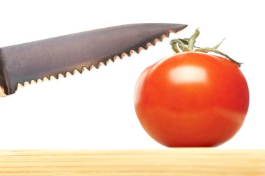 verse ogranic rijpe tomaat