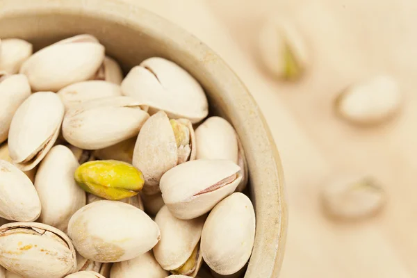 Brown and Green Pistachio — Stock Photo, Image