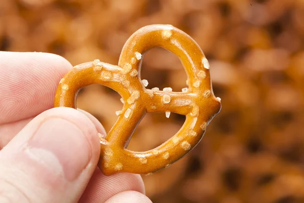 Trigo inteiro fresco Pretzels — Fotografia de Stock