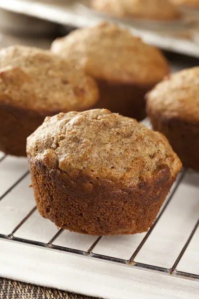 Muffins de farelo caseiros frescos — Fotografia de Stock