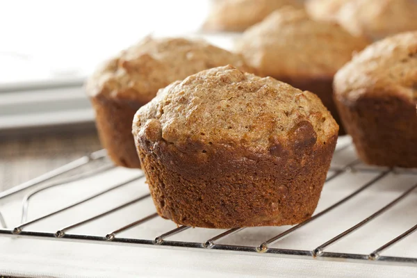 Muffin di crusca fatti in casa freschi — Foto Stock