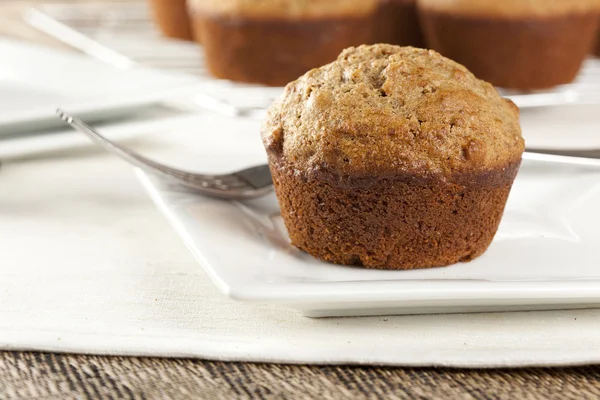 Muffin di crusca fatti in casa freschi — Foto Stock