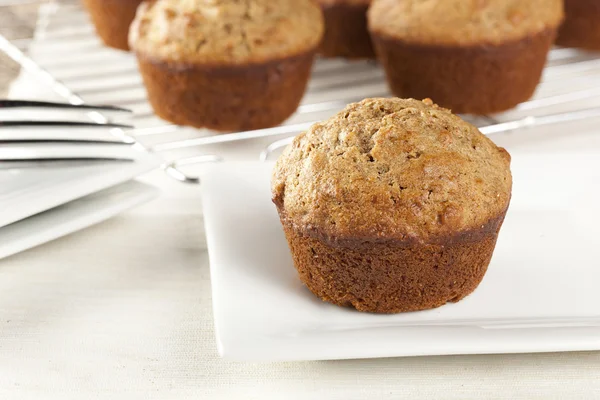 Muffin di crusca fatti in casa freschi — Foto Stock