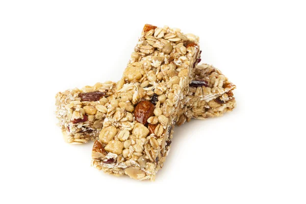 Bio mandula és mazsola Granola bár — Stock Fotó