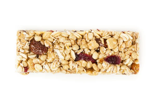 Organic Almond and Raisin Granola Bar — Stock Photo, Image