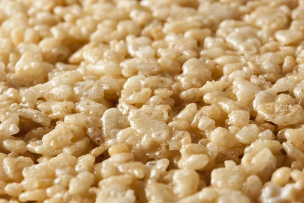 Marshmallow krokante rijst behandelen — Stockfoto