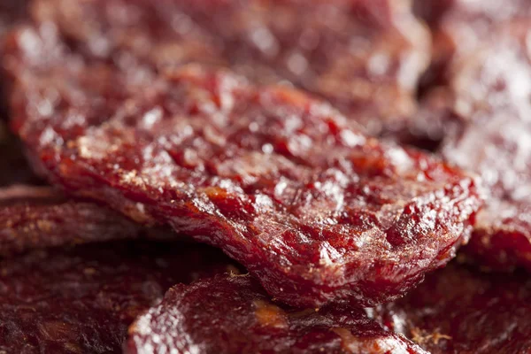 Işlenmiş beef jerky kurutulmuş — Stok fotoğraf