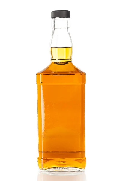 Bottle of Golden Brown Whisky — Stock Photo, Image