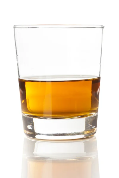 Golden Brown Whisky on the rocks — Stock Photo, Image