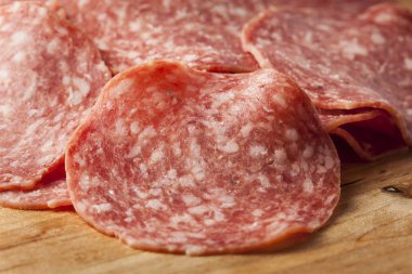 taze organik salam kesme