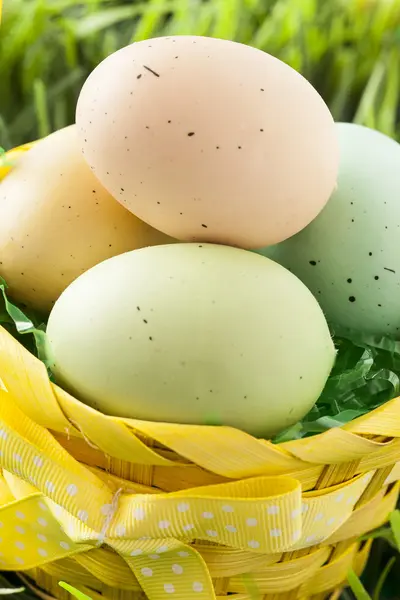 Colored Dyed Easter Eggs — Stock Photo, Image
