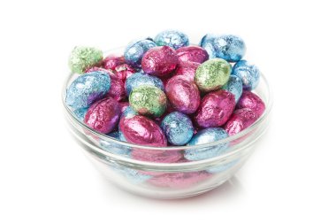 Colorful Chocolate Easter Egg Candy