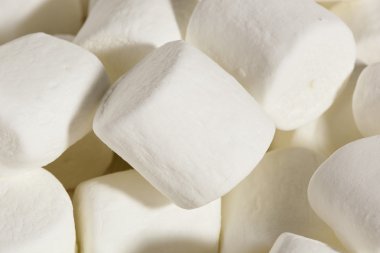 lezzetli beyaz marshmallows kabarık
