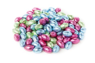 Colorful Chocolate Easter Egg Candy