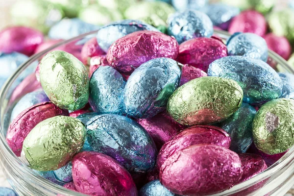 Colorful Chocolate Easter Egg Candy — Stok fotoğraf