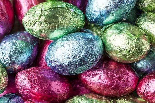 Colorful Chocolate Easter Egg Candy — Stock Photo, Image