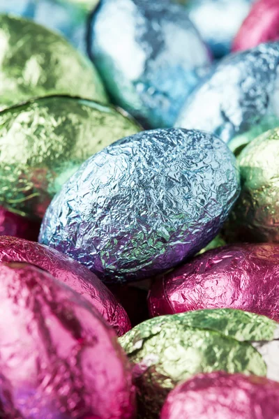 Colorful Chocolate Easter Egg Candy — Stok fotoğraf